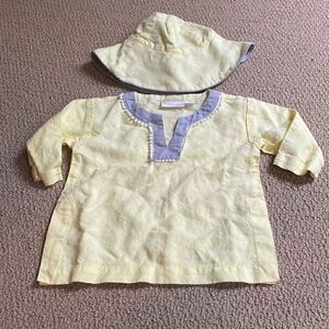 Elegant Baby 6-12m cover up and matching hat
